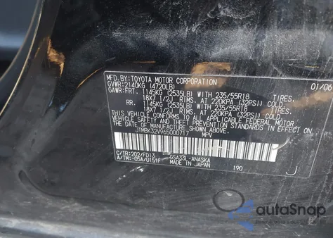 2006 Toyota Rav4 Sport V6 из США, поврежденный, VIN JTMBK32V965000717